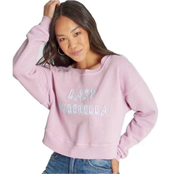 Wildfox Lazy Cinderella Women’s Pink Sweater Size XS - Picture 1 of 10